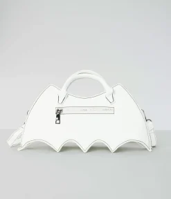 White Bat Webbed Handbag